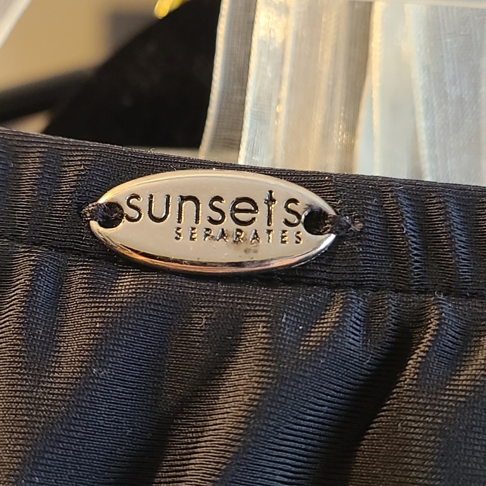 Sunsets Separates Black Skirted Bathing Suit Bottom NWT - Picture 9 of 9